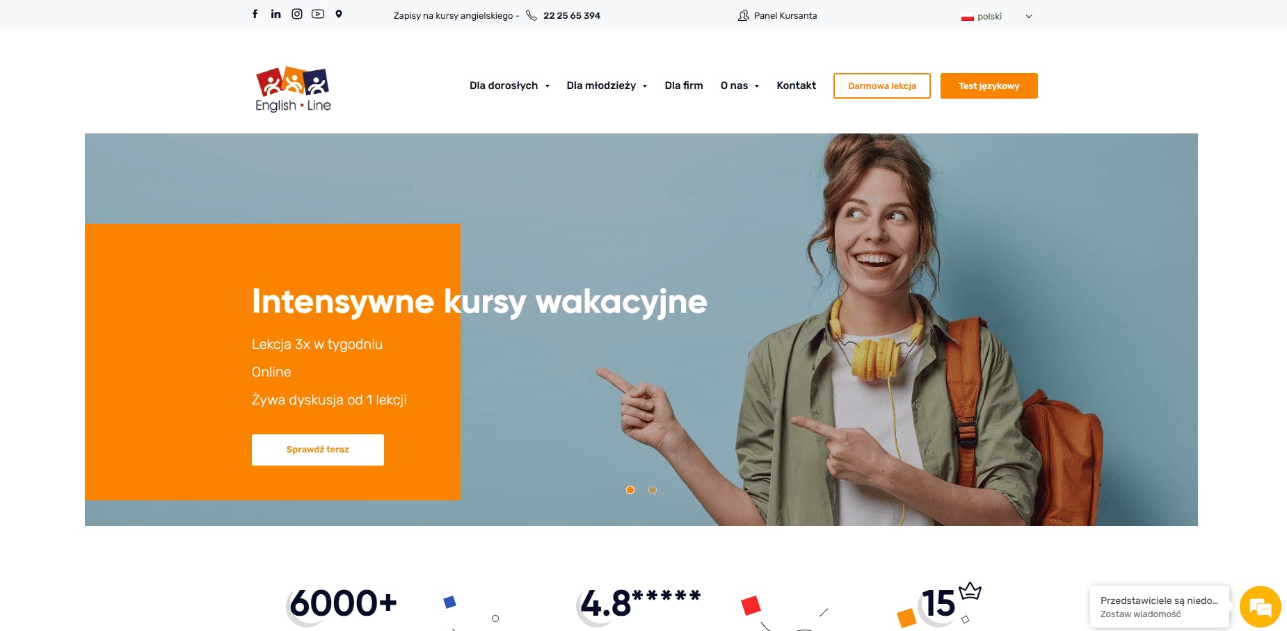 EnglishLine - strona główna
