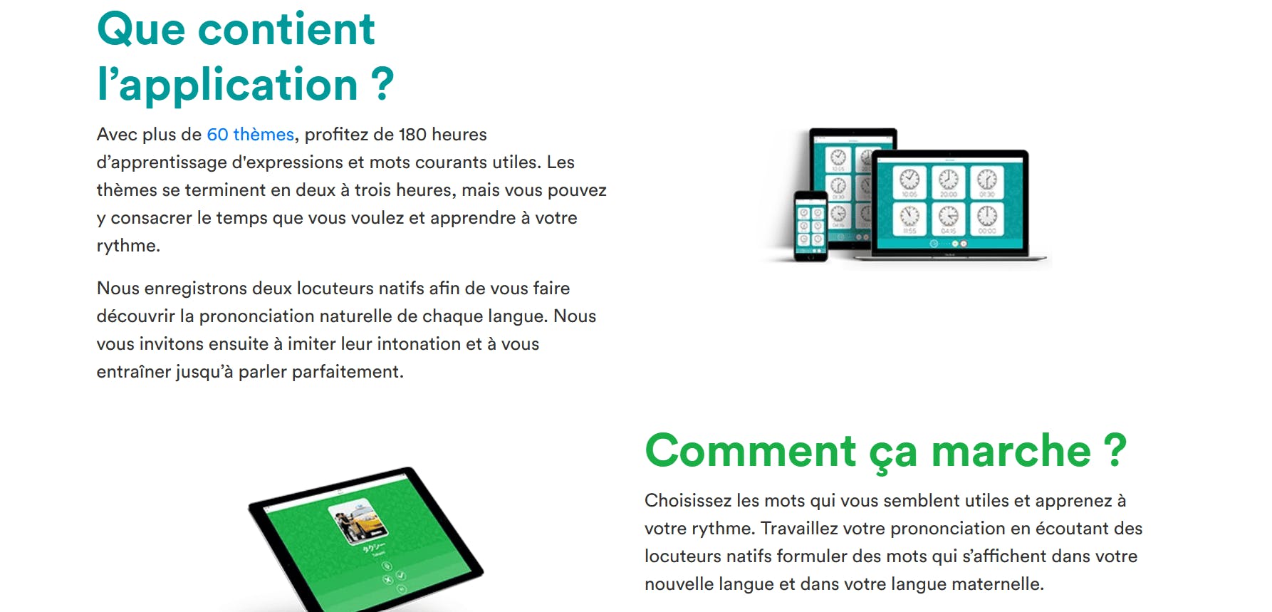 d’apprendre l’anglais avec uTalk