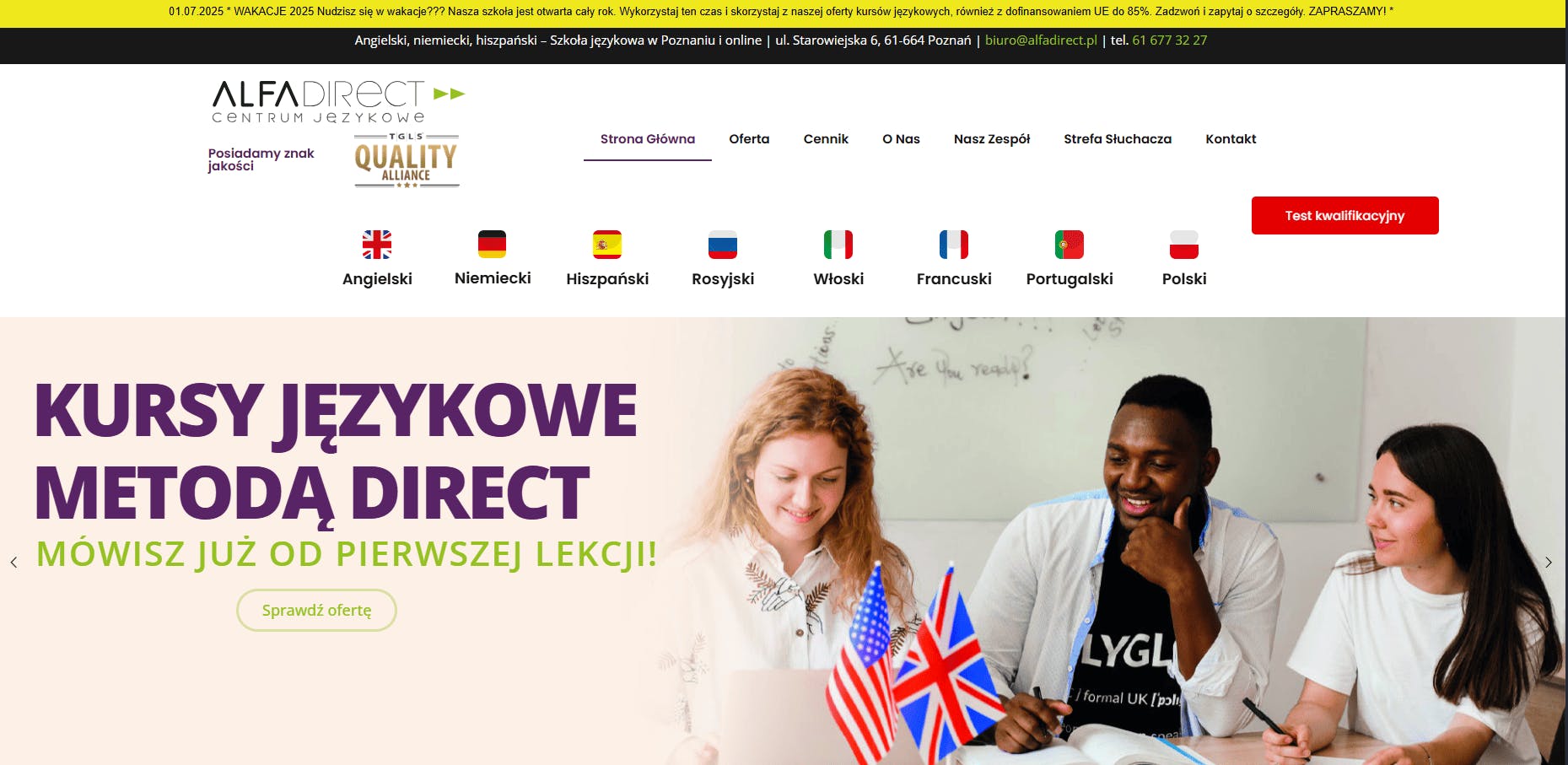 Alfa Direct - strona główna