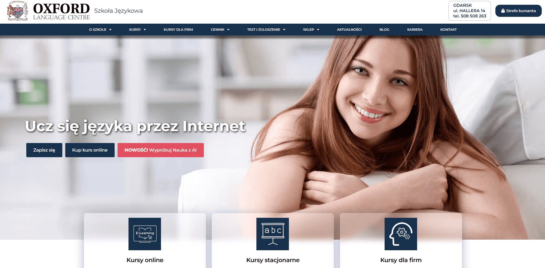 Oxford - strona główna