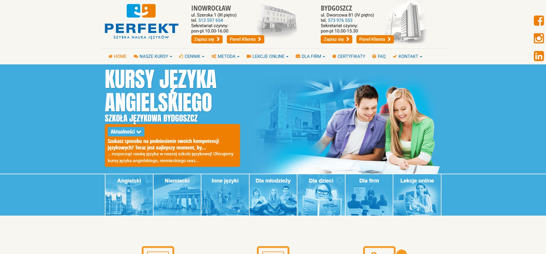 Perfekt - strona główna