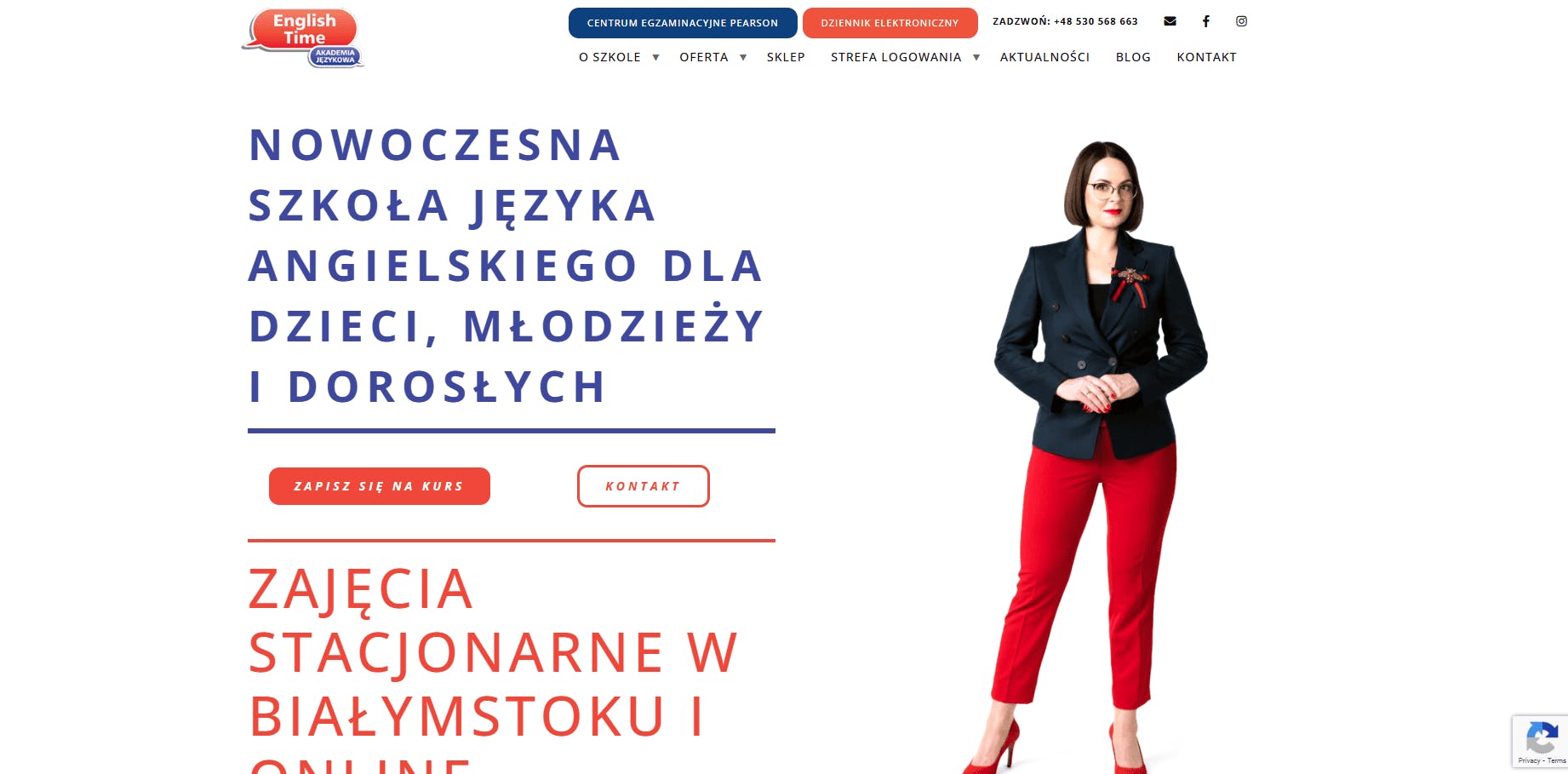 English Time - strona główna