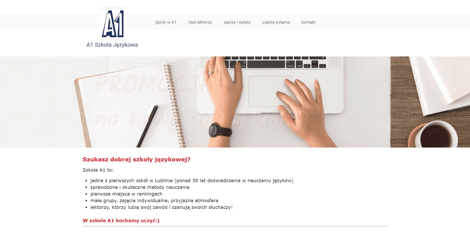 A1 - strona główna