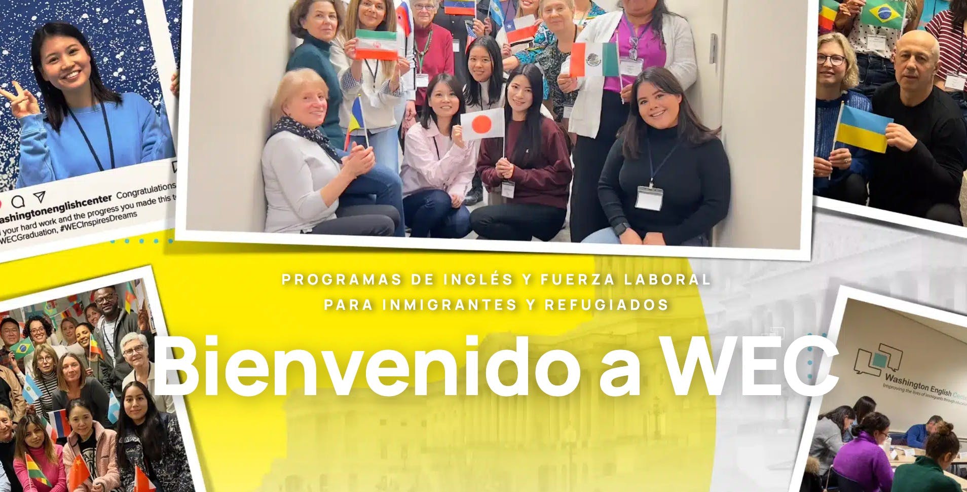 Washington english center banner