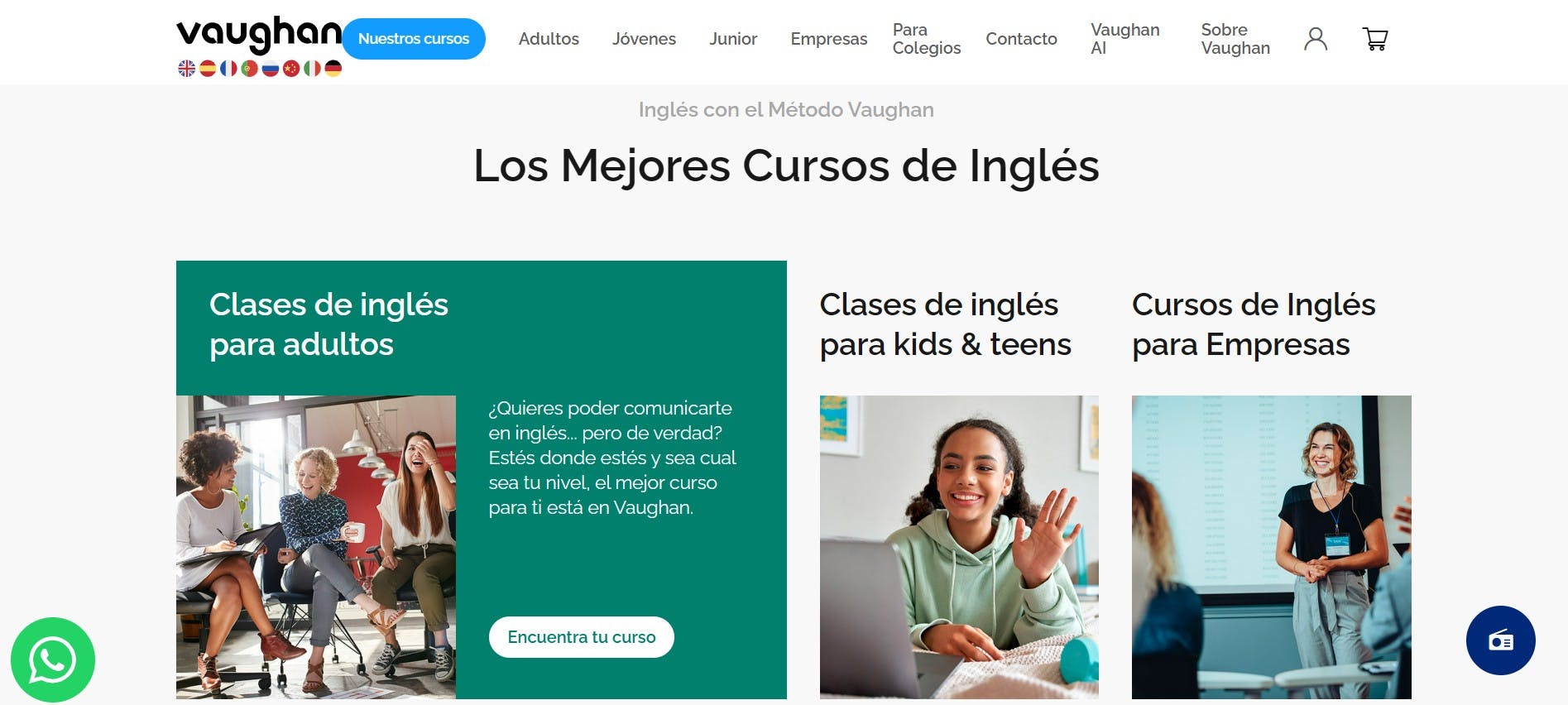 web de grupo vaughan