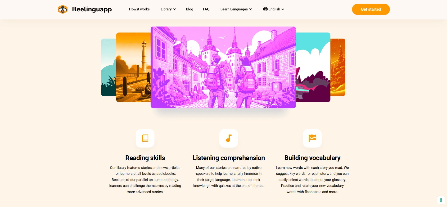Beelinguapp learning