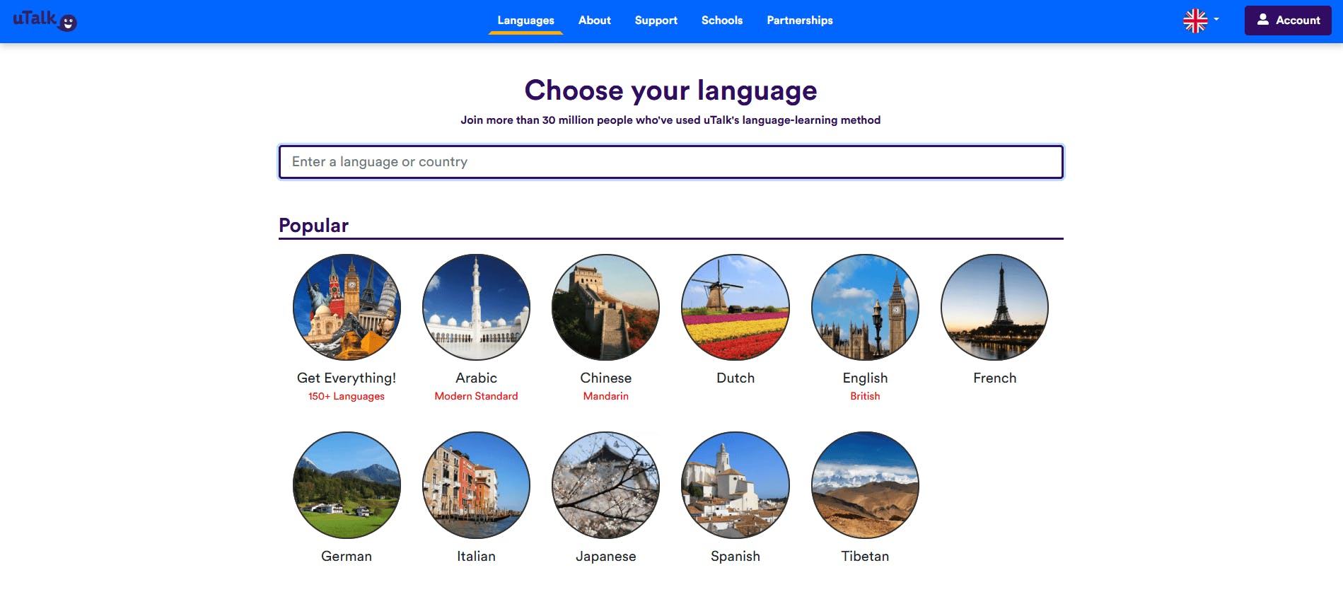 uTalk Languages