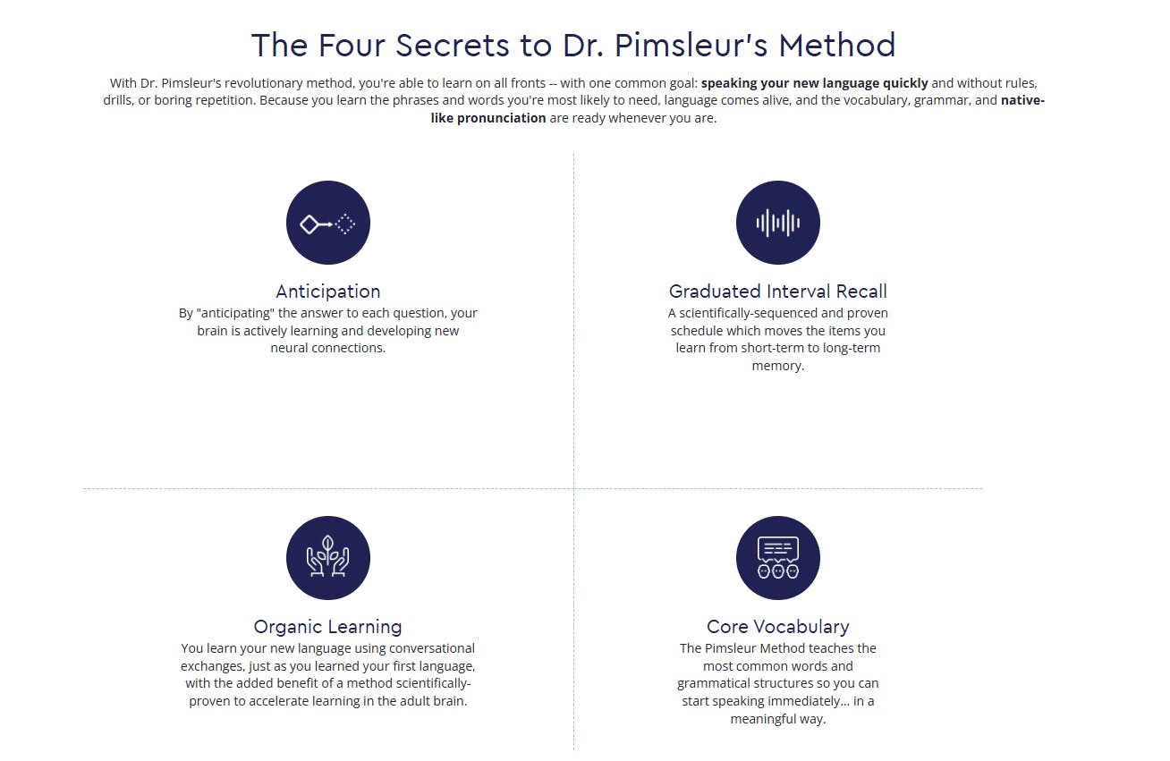 Pimsleur method