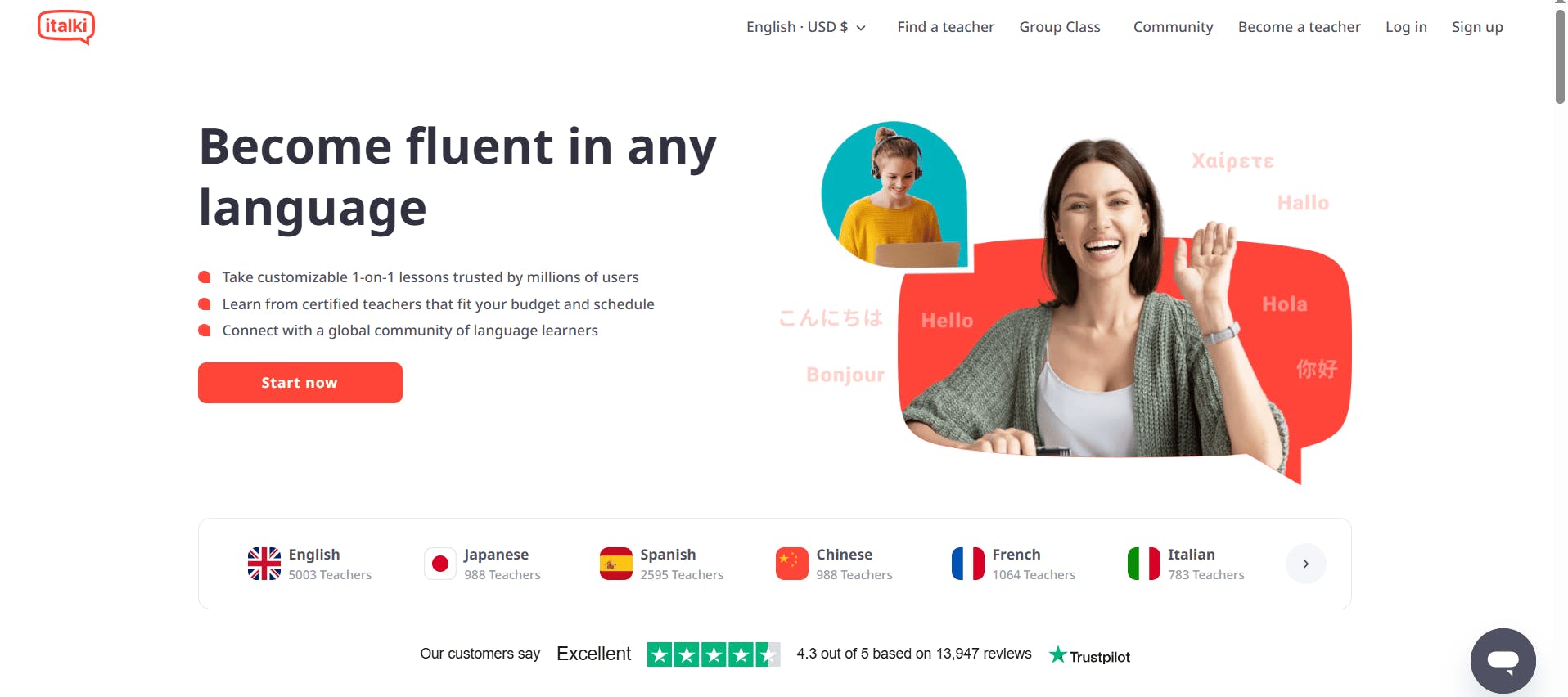 Become fluent with italki