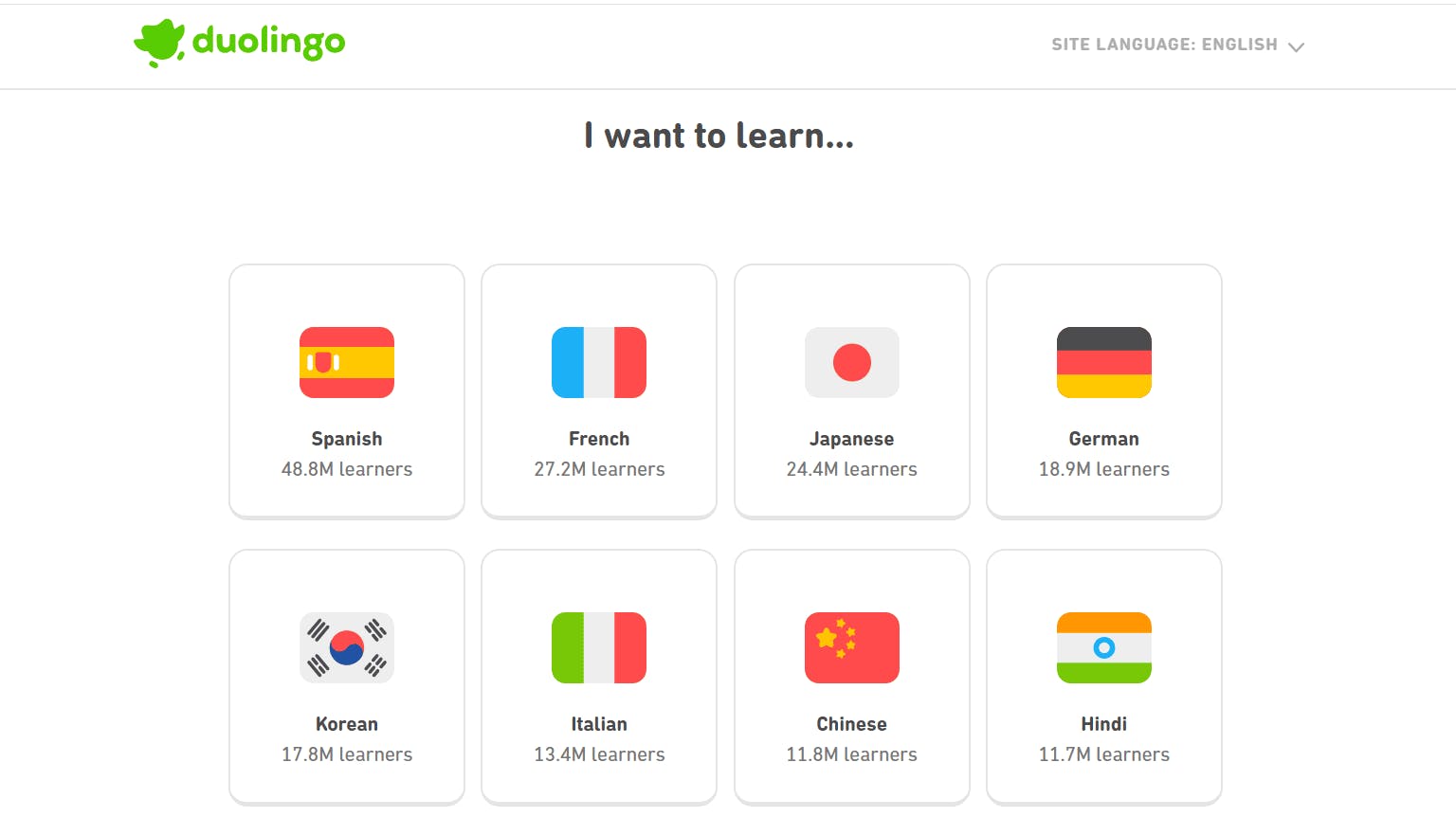 Duolingo languages