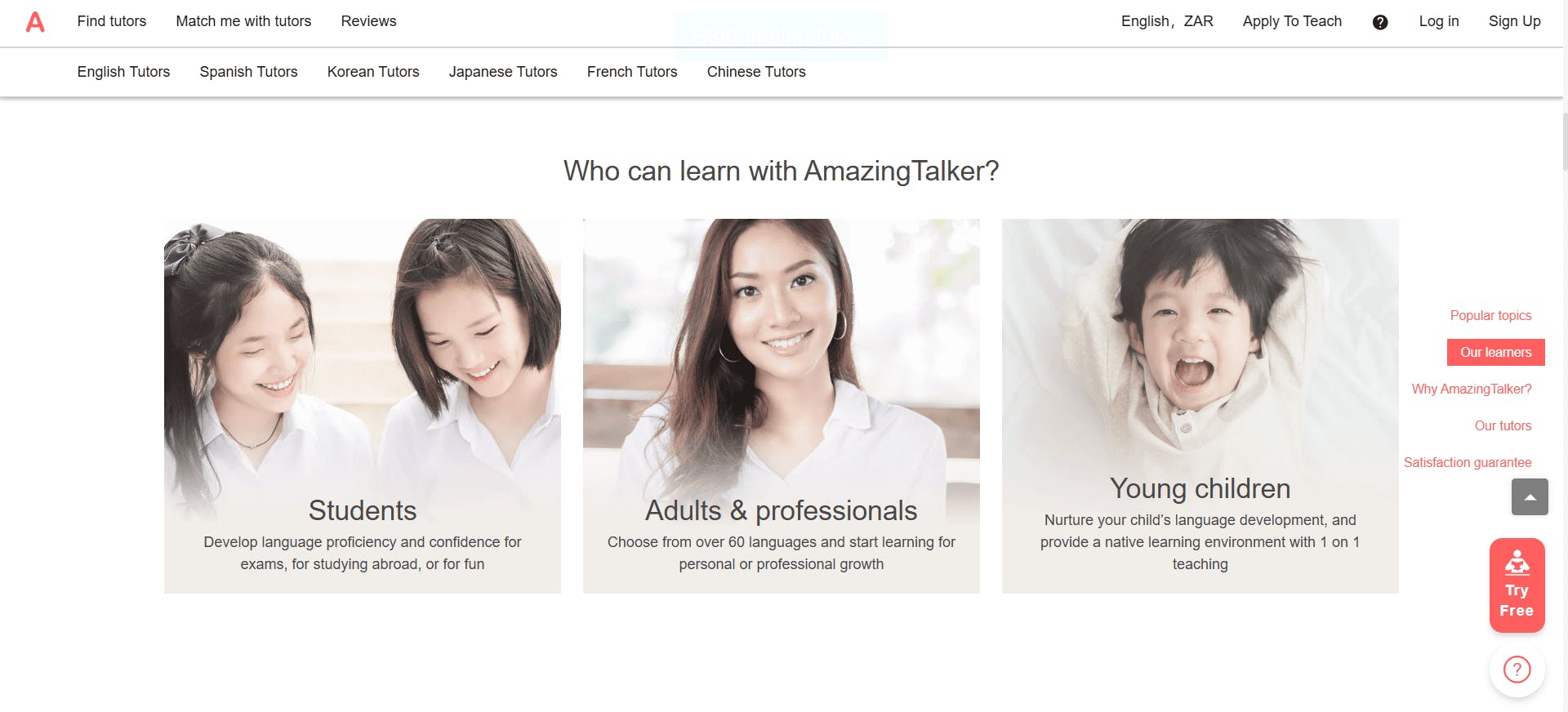 Who can learn with Amazing Talker