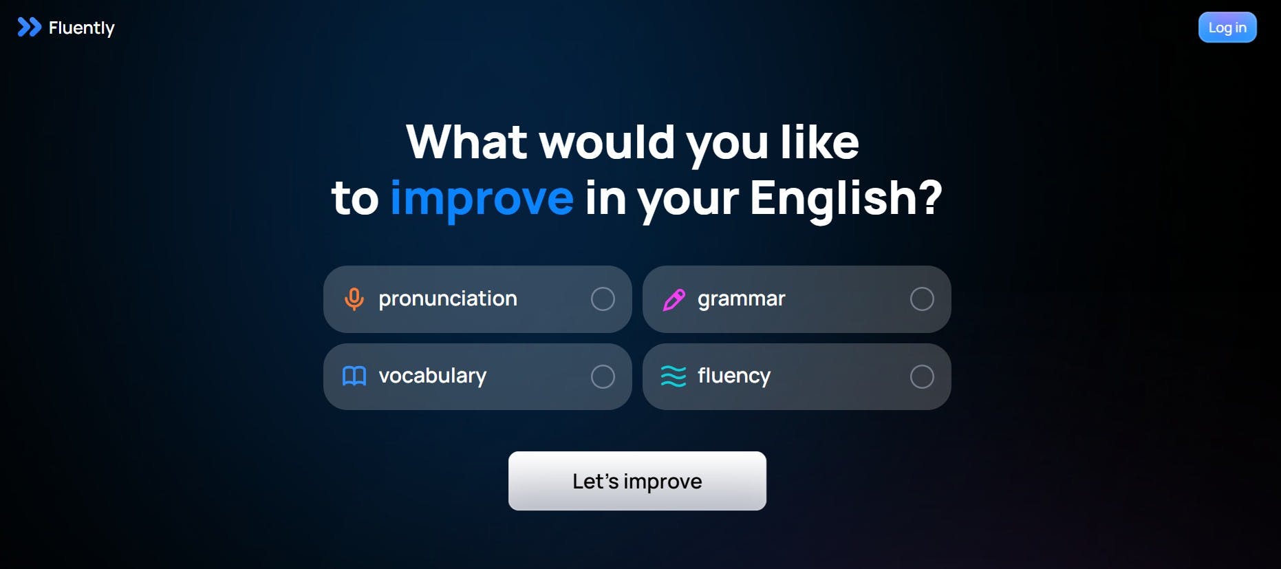 Fluently Coach options