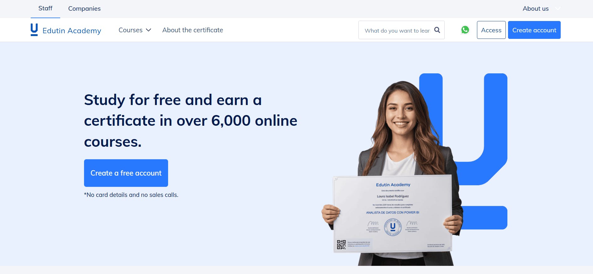 Edutin Academy Website