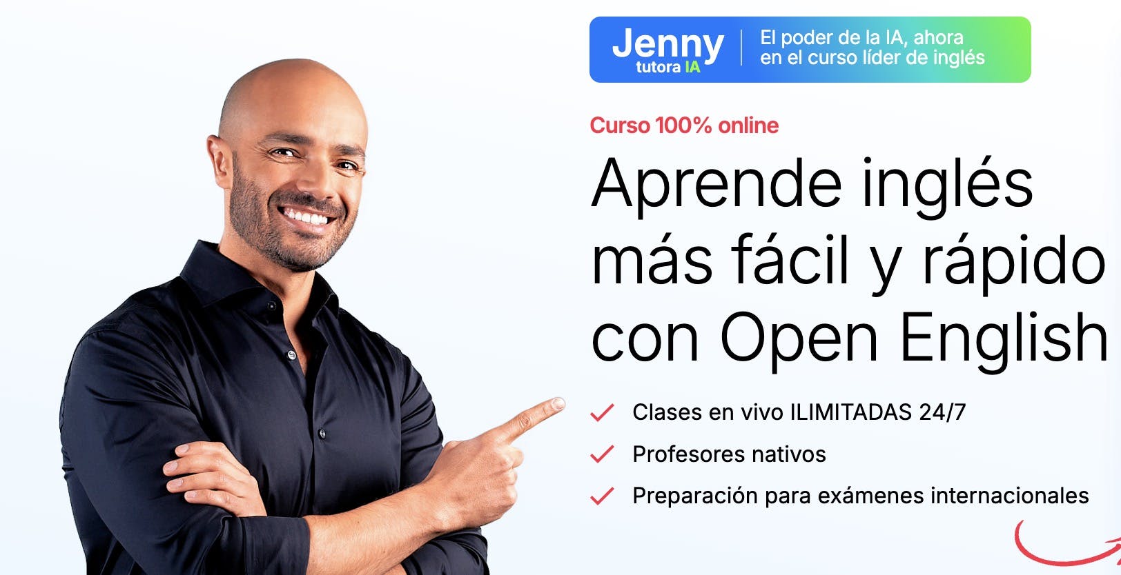 banner de open english