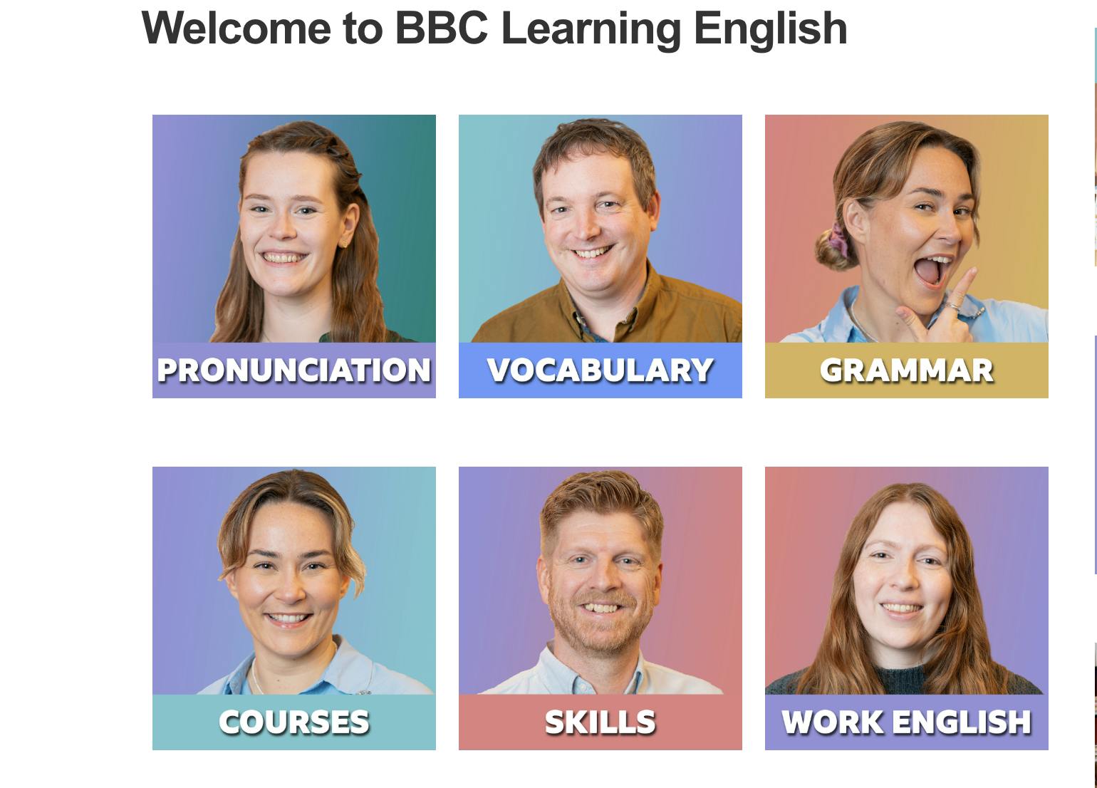 BBC learning englisg