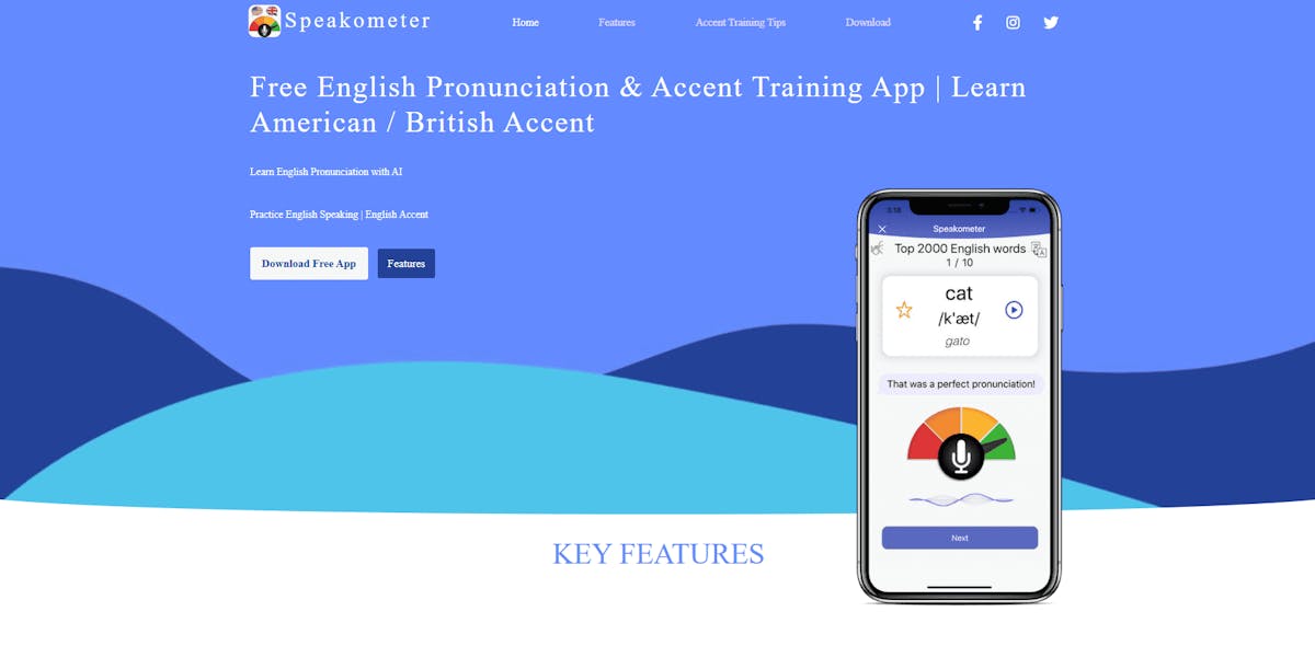 Speakometer - aplikacja AI do nauki angielskiego