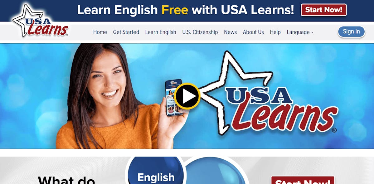 USA Learns - strona główna
