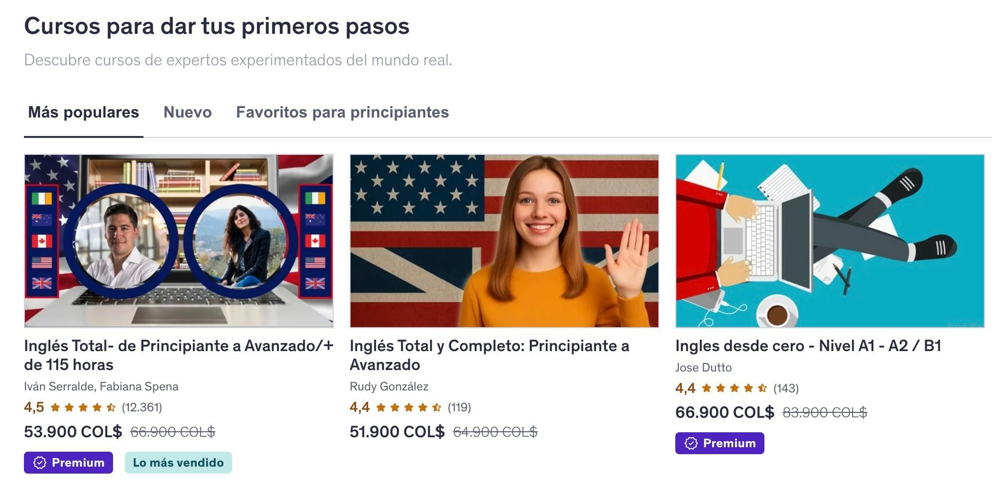 udemy para aprender ingl&eacute;s