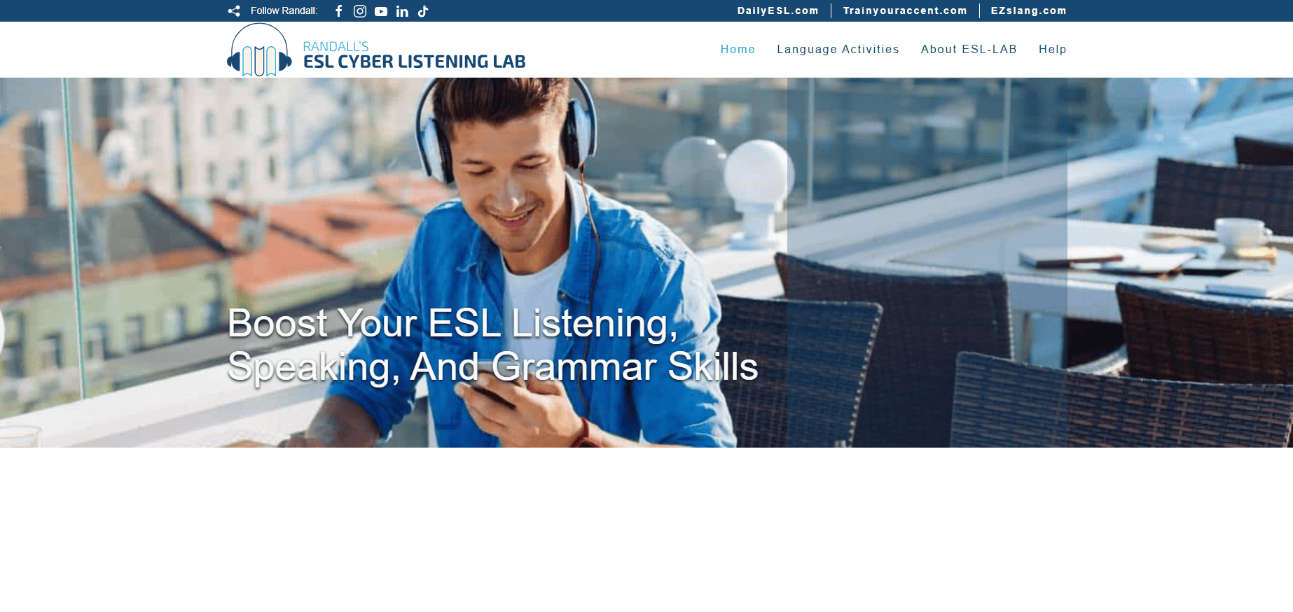 ESL Lab - best websites to learn english