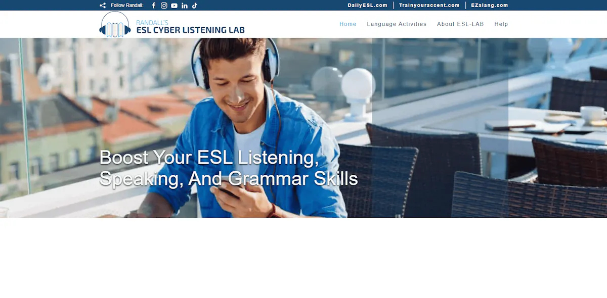 ESL Lab - best websites to learn english