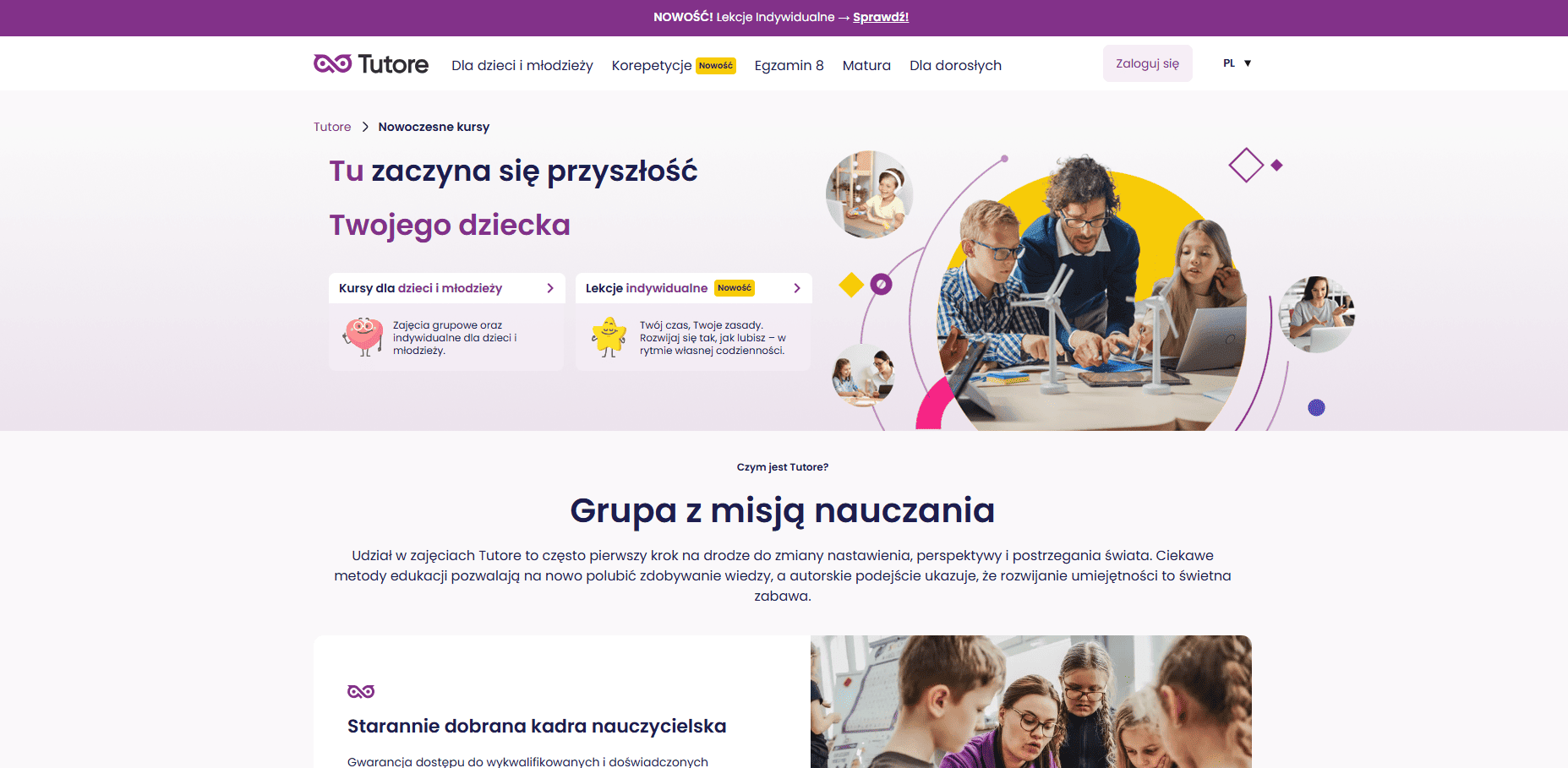 Tutore - strona gł&oacute;wna
