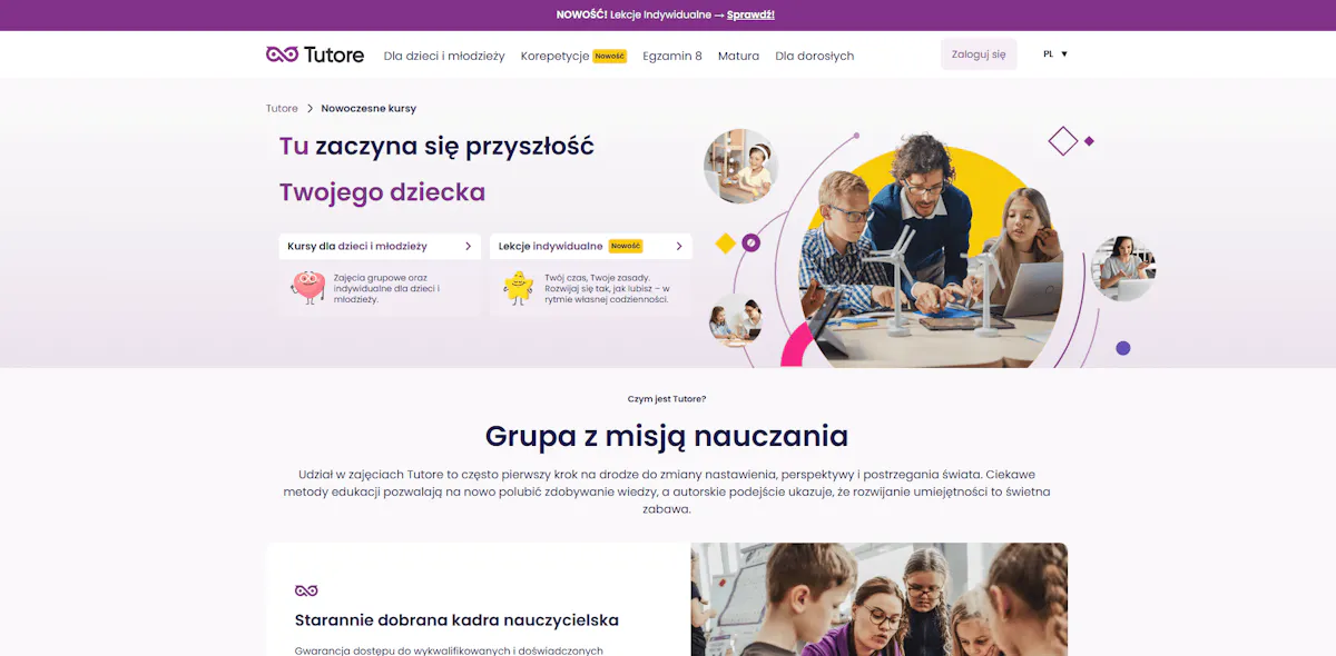 Tutore - strona główna