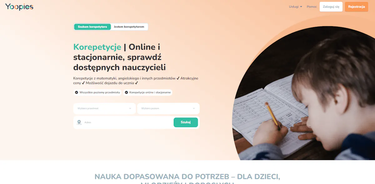 Yoopies - strona główna