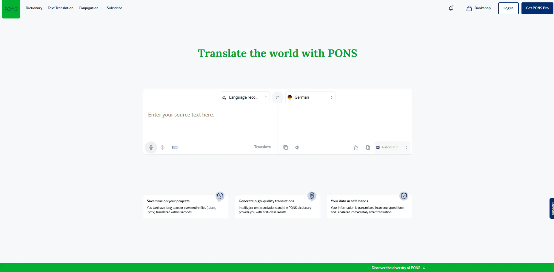 PONS Translator