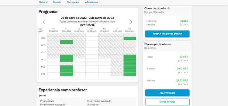 Site web de Verbling