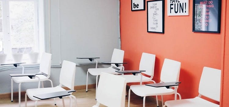 Salón de clases en That's Fun - academias en madrid