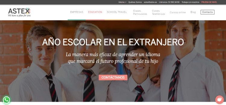 Cursos en el extranjero Astex
