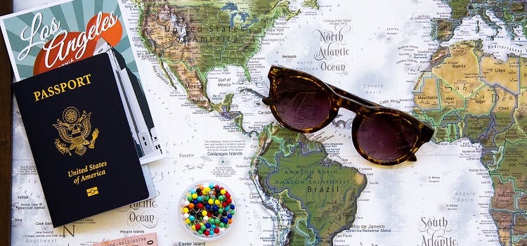 Passport | Map | Glasses