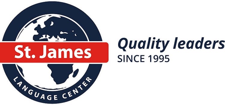 Logo de ST. James Language Center.