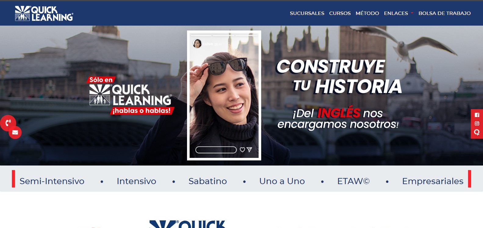 Quick Learning para aprender ingl&eacute;s curso