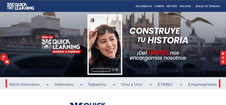 Quick Learning para aprender inglés curso