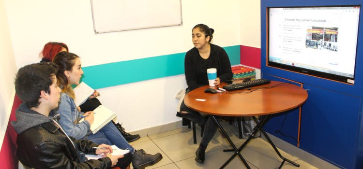 Aula de clases TalkChile