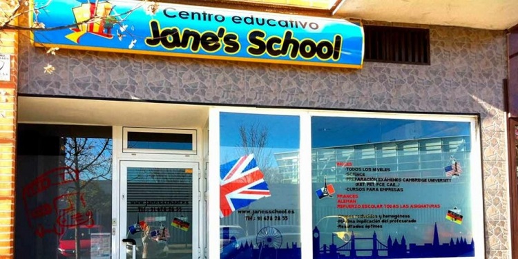 Jane's School para aprender ingl&eacute;s | Fachada de sede en Torrej&oacute;n de Ardoz
