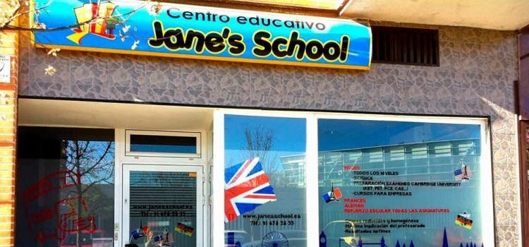 Jane's School para aprender inglés | Fachada de sede en Torrejón de Ardoz