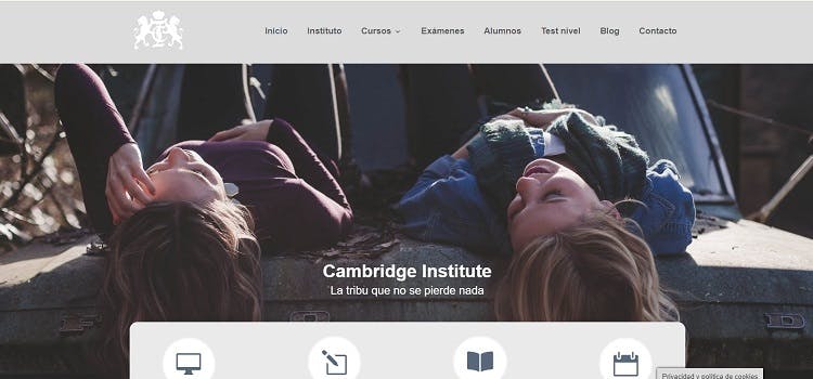 web de cambridge institute