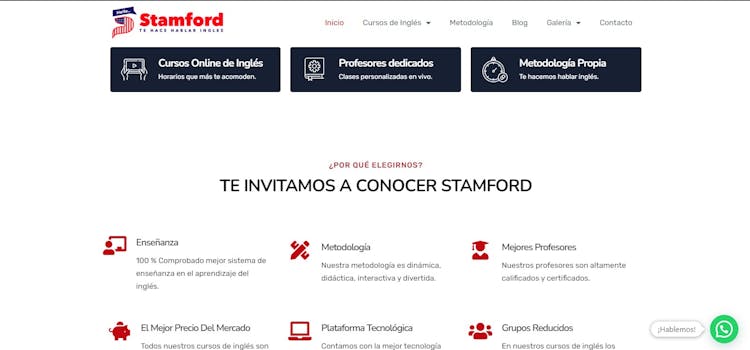 Aprender inglés en Chile con Stamford
