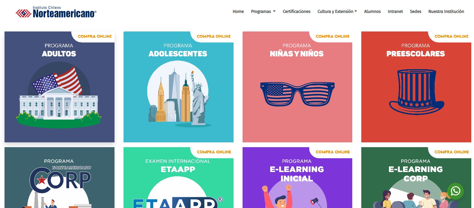 Norteamericano intituto para aprender ingl&eacute;s en Chile