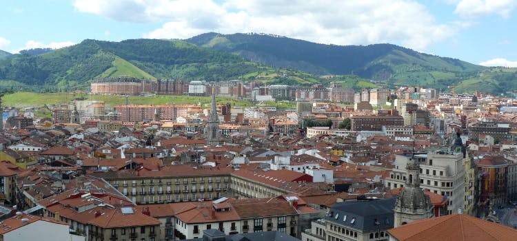 Foto panorámica de Bilbao