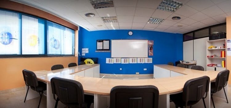 Salón de clases de International House de Valladolid