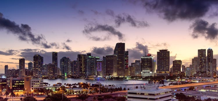 Foto panorámica de Miami