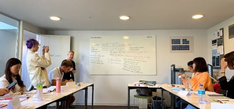 Salón de clases de EF Escuela de inglés en Londres