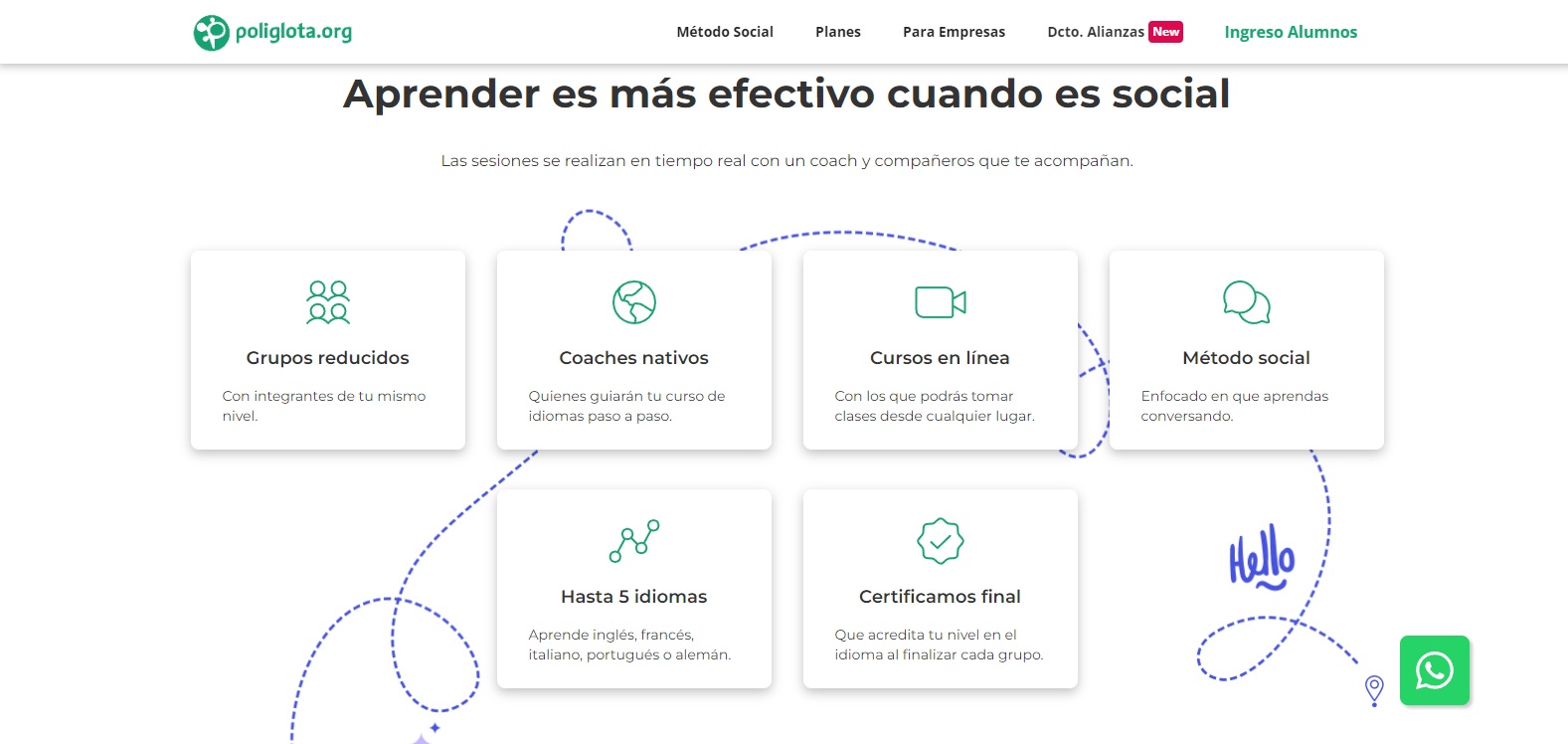P&aacute;gina de inicio Poliglota | Iconos 
