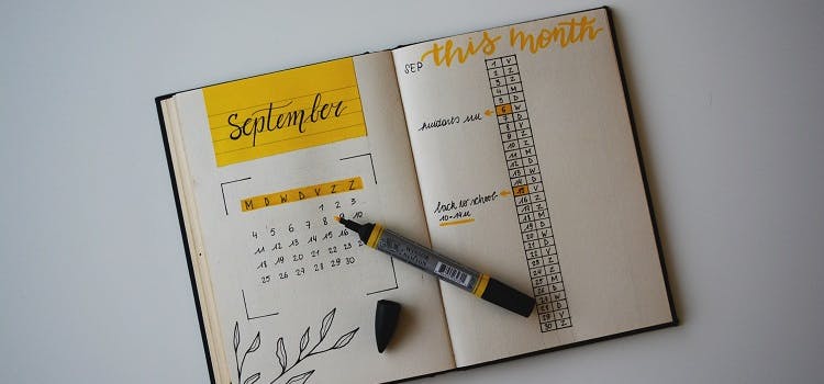 Organize study times to learn English