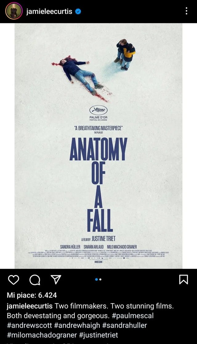 Après la Palme d'Or, Anatomie d'une chute triomphe aux Oscars européens -  Actus Ciné - AlloCiné