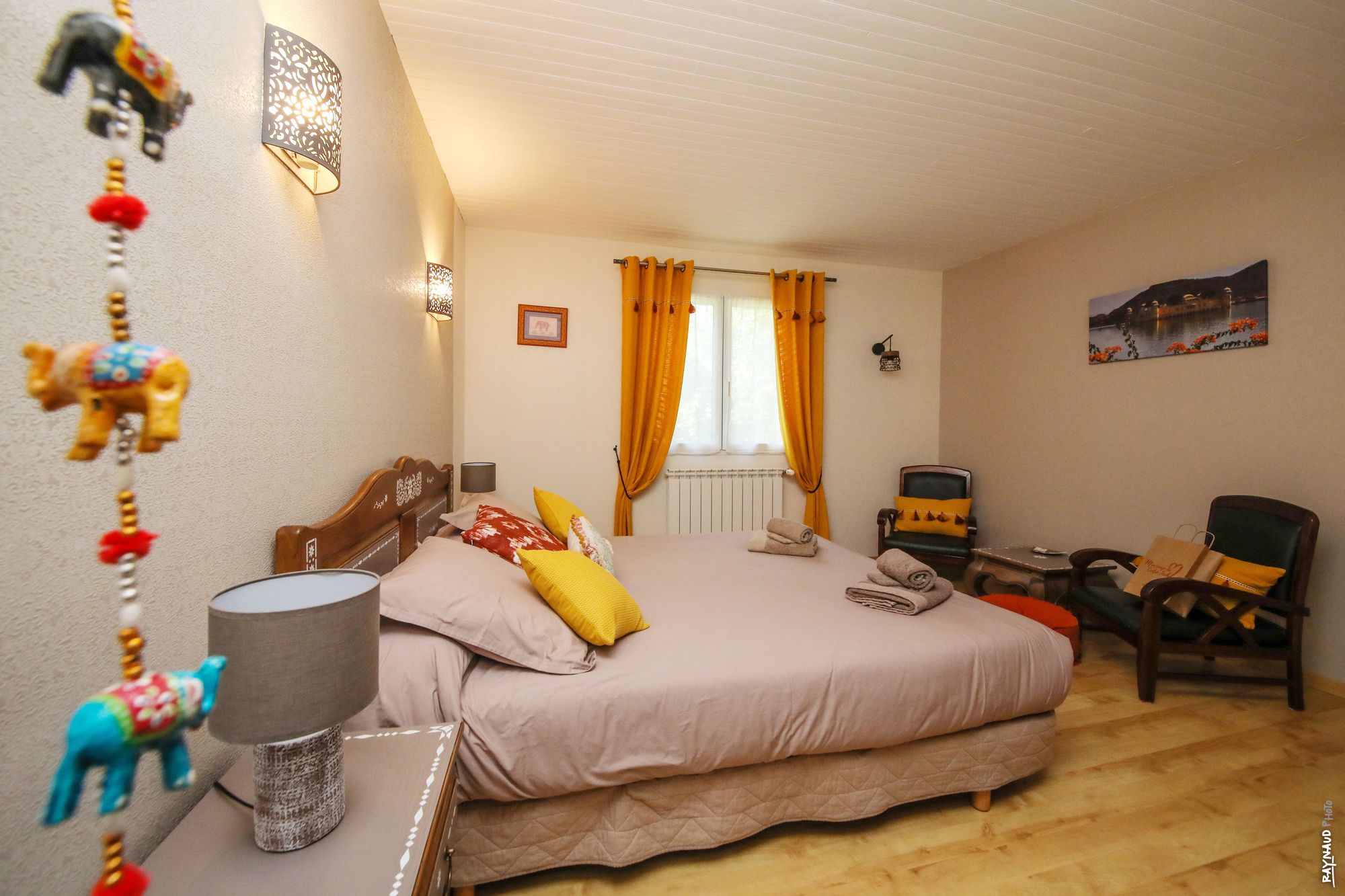 Chambre double d'inspiration indou