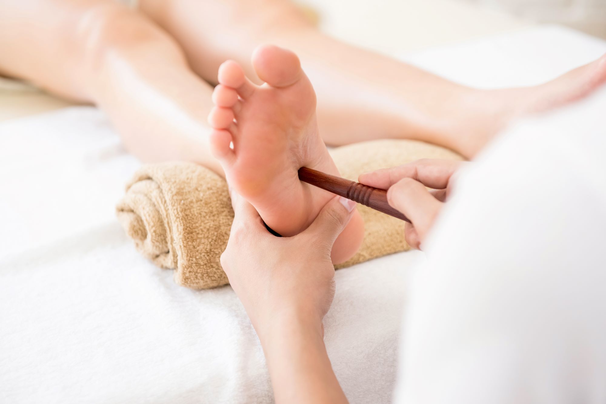 Réflexologie plantaire du foot-thaï de Massage Sampat